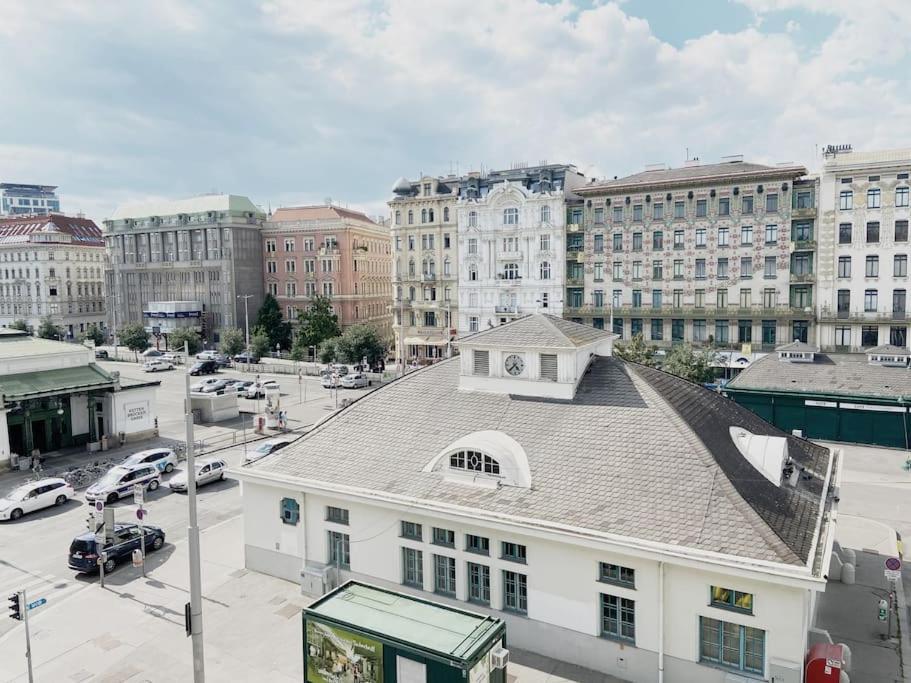 Stylish Designer Apartment At The Center Of Vienna Naschmarkt Buitenkant foto
